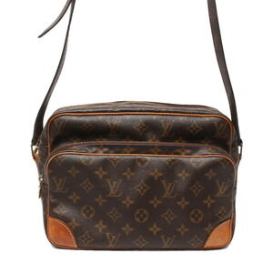 Louis Vuitton Nile Monogram Leather Brown Shoulder Bag